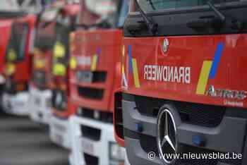 Afvalcontainer in brand in Dilsen