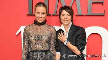 Maria Bello, 57, and Dominique Crenn appear MARRIED as they both flash wedding rings at the Time 100 Gala... after promising a spring 2024 wedding
