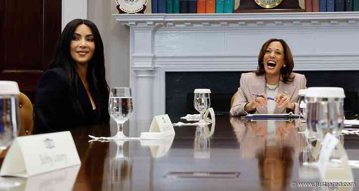 Kim Kardashian Talks Criminal Justice Reform at White House with Vice President Kamala Harris