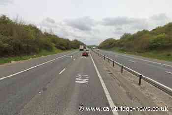 M11 blocked after crash on Cambridgeshire border