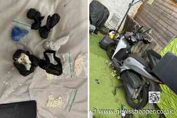 Stolen moped and £10,000 of class A drugs seized in Lewisham