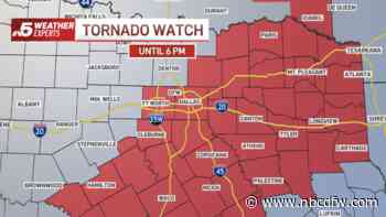 LIVE RADAR: Tornado Watch until 6 p.m.;  Multiple storm chances into the weekend, some severe