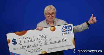 Thunder Bay retiree $1 million richer after big lotto win