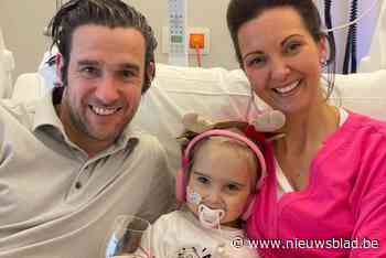 “Het was bang afwachten maar we zijn enorm opgelucht”: ouders van Rachèle (3) reageren na stamceltransplantatie