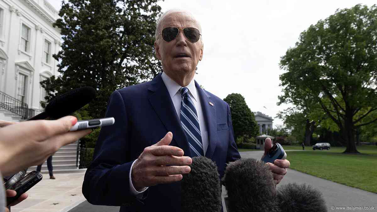 Biden says he will debate Trump: Joe, 81, finally confirms he's 'happy to take the stage' with rival