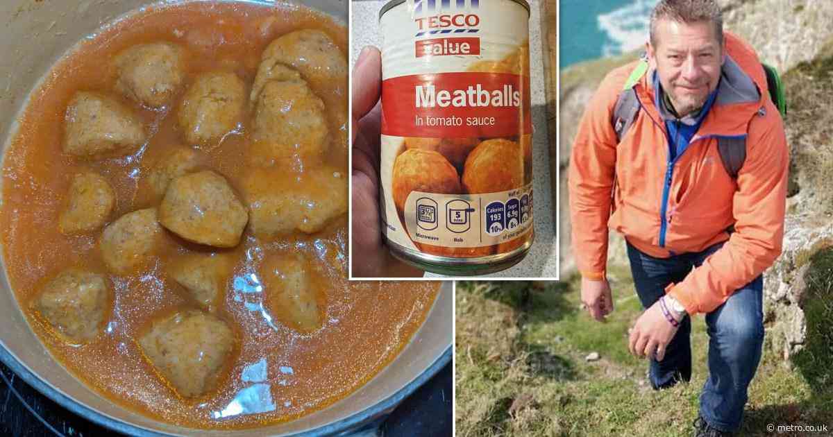 Man who ate can of 11-year-old Tesco Value meatballs reveals its ‘jellified skin’