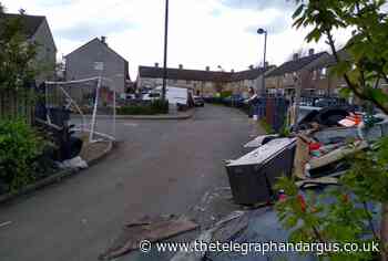 'Scary' scenes as shots fired on street in Tyersal, Bradford