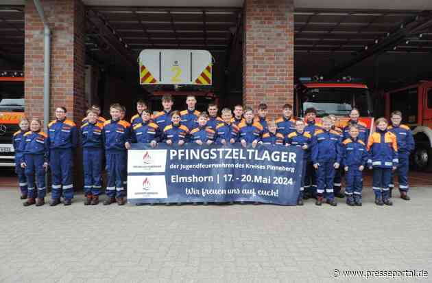 FW-PI: Pfingstzeltlager der Feuerwehren im Kreis Pinneberg: 800 Kinder und Jugendliche freuen sich auf ein verlängertes Wochenende voller Spannung und Aktivitäten