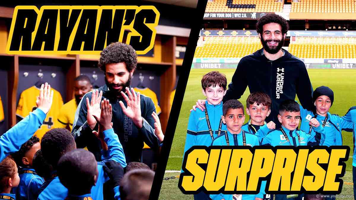 Rayan Ait-Nouri surprises his childhood football team
