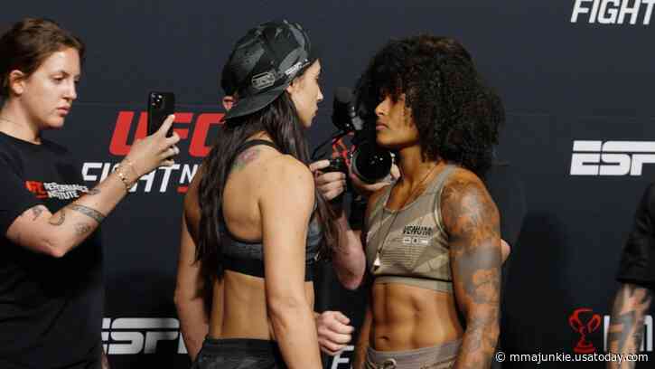 Photos: UFC on ESPN 55 weigh-ins and faceoffs