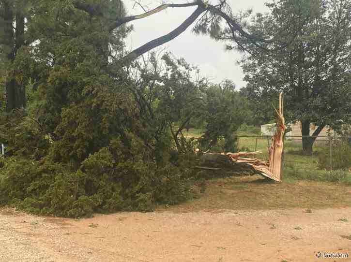 VIDEO: Severe storms cause damage in central Oklahoma