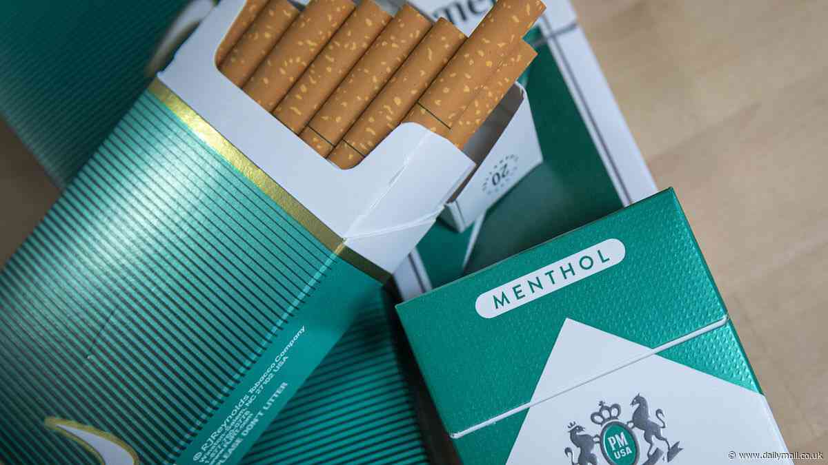 Biden SCRAPS plan to ban menthol cigarettes after political pressure that it would turn off black voters ahead of the 2024 election
