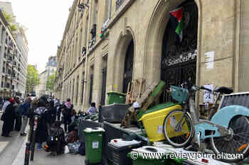 Paris students block university building in pro-Palestinian protest
