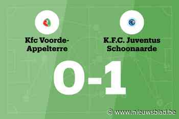 Tackaert bezorgt Juventus Schoonaarde B zege op KFC Voorde-Appelterre