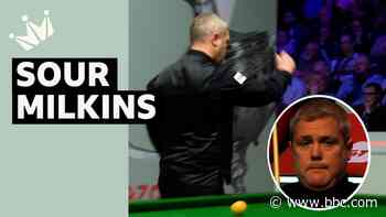 'Disgusted' Milkins throws cue after missed red