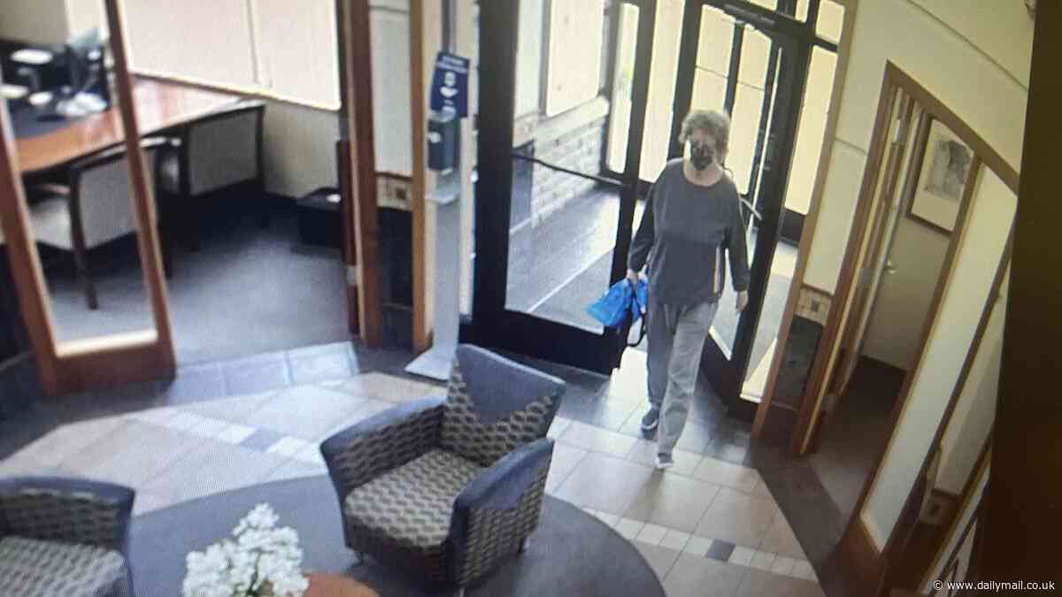 Elderly Ohio woman 'stages armed BANK robbery' after being duped out life savings by online scammers