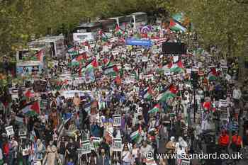 ‘Hundreds of thousands’ expected at pro-Palestinian march in central London