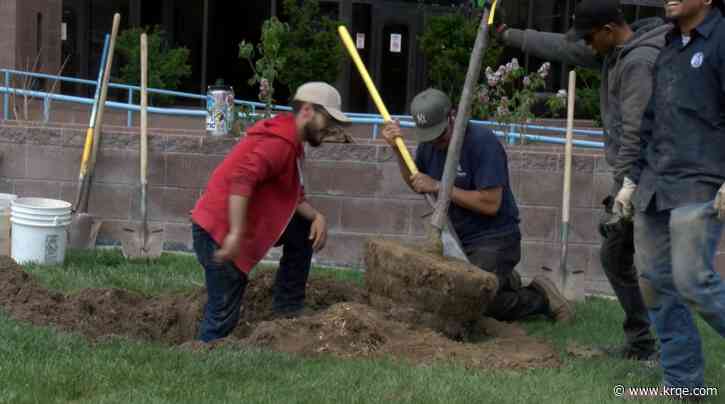 City of Albuquerque plants trees for Arbor Day