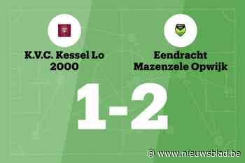 Sterke eerste helft tegen KVC Kessel-Lo 2000 levert Eendracht Mazenzele Opwijk B zege op