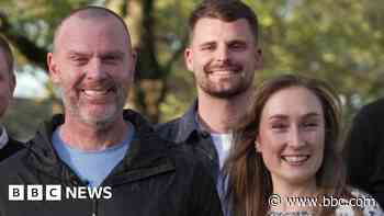 Runner reunited with doctors who saved him after collapse