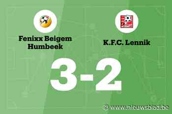 Van Roy maakt twee goals voor Fenixx Beigem Humbeek in wedstrijd tegen KFC Lennik