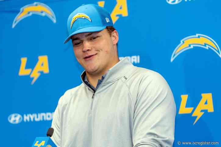 Chargers top draft pick Joe Alt makes an imposing first impression