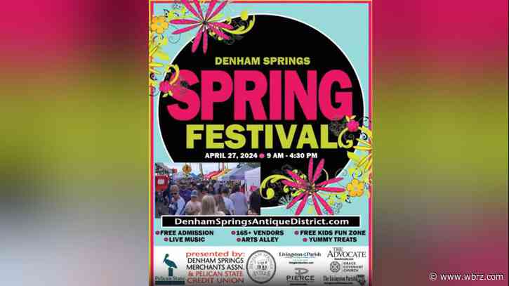 Denham Springs' antique district hosts Spring Fest for arts, antiques this weekend