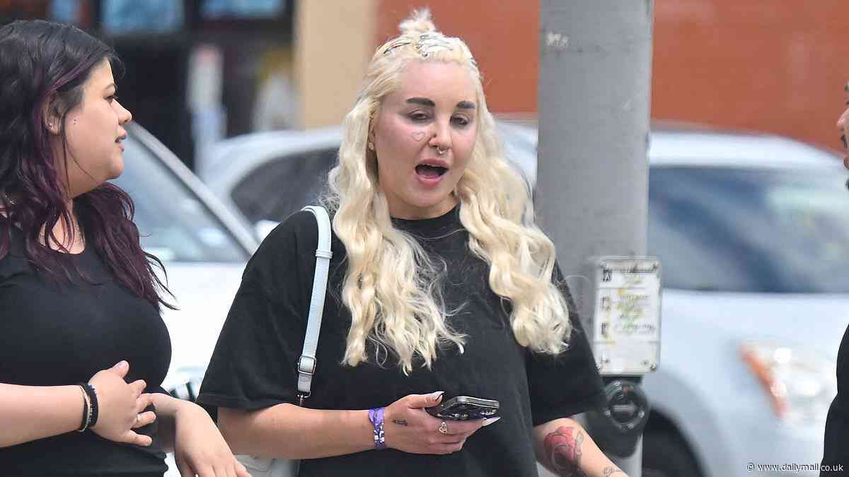 Amanda Bynes seen vaping on a break from manicurist school as actress retakes the classes and board exam after failing to obtain license