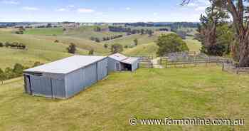 Hilly farm block at Leongatha offers high rainfall security at $8000/acre