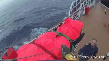 US Coast Guard rescues injured man from cruise ship near Tillamook