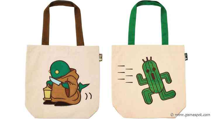 These Adorable Final Fantasy Totes and Pouches Are Up For Preorder