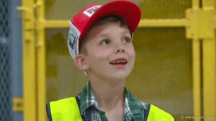 10-year-old TikTok sensation tours local toy plant