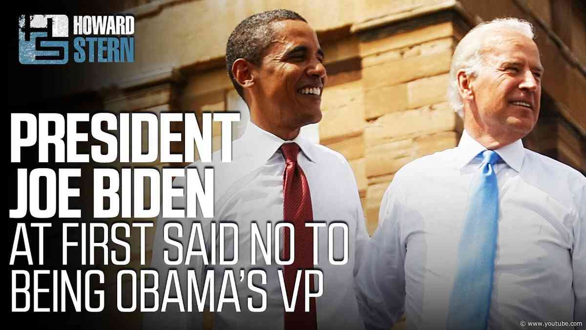 President Joe Biden on Barack Obama Asking Him to Be His V.P. and Why He Was Hesitant At First