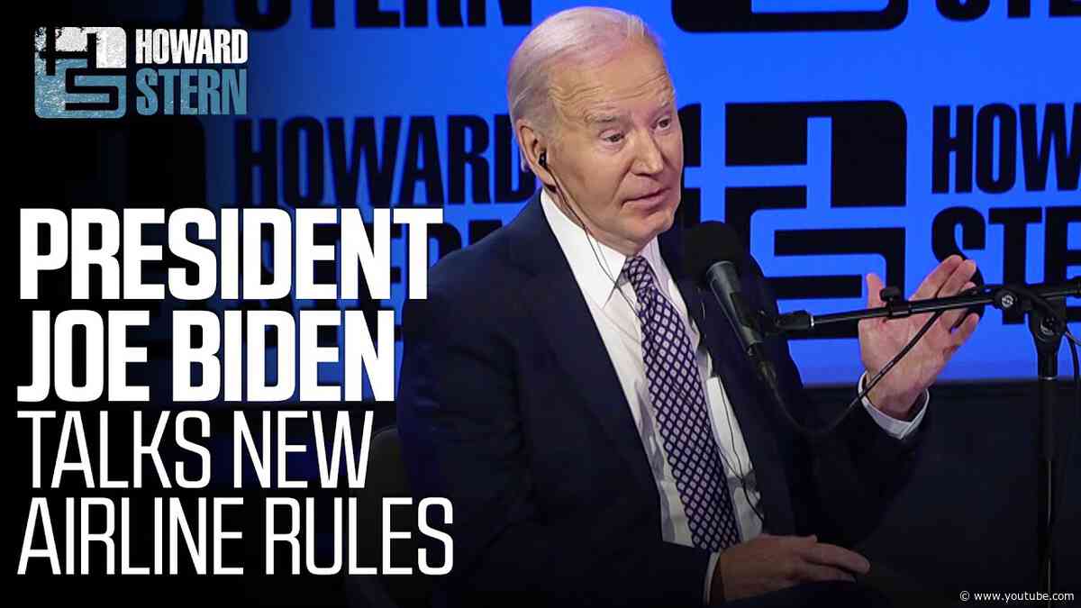 President Joe Biden on New Airline Refund Rules