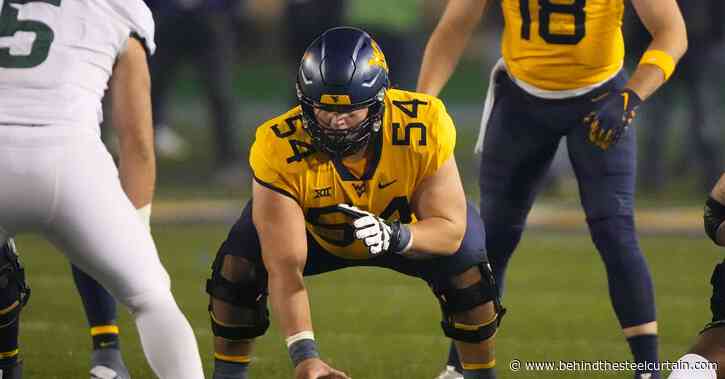 Pittsburgh Steelers select WVU Center Zach Frazier with 51st overall pick in the 2024 NFL Draft