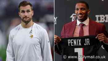 Michael Penix Jr. had a 'good conversation' with Kirk Cousins after being controversially picked by the Falcons in the NFL Draft... amid confusion over Atlanta adding him to QB room alongside $180m recruit