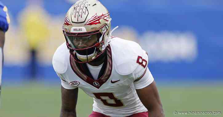 The 49ers traded back one spot with the Chiefs; select at No. 64 overall Florida State CB Renardo Green