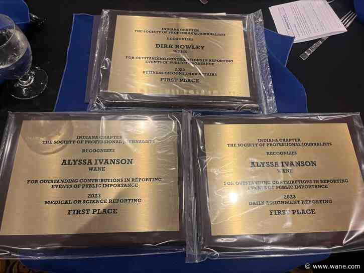 WANE 15 brings home 3 first place SPJ Awards