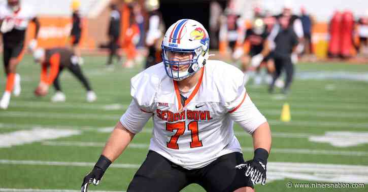 49ers trade up with the Eagles to pick No. 86 to select Kansas offensive lineman Dominick Puni
