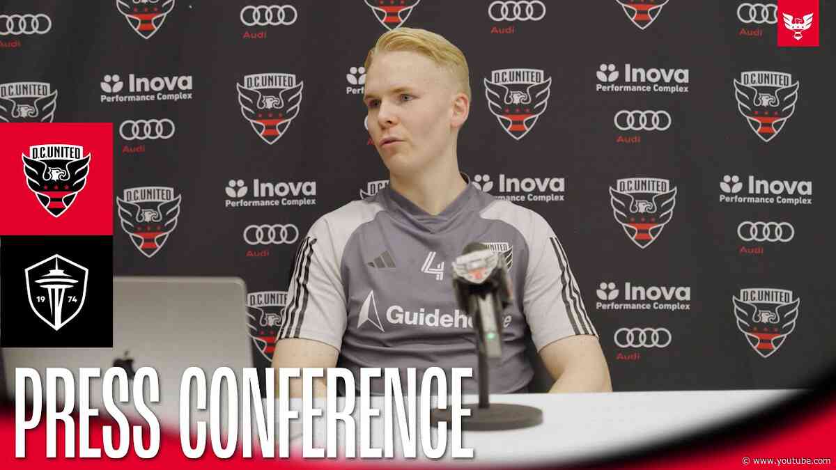 Matti Peltola Pre-Match Press Conference | D.C. United vs.Seattle Sounders FC | MLS 2024