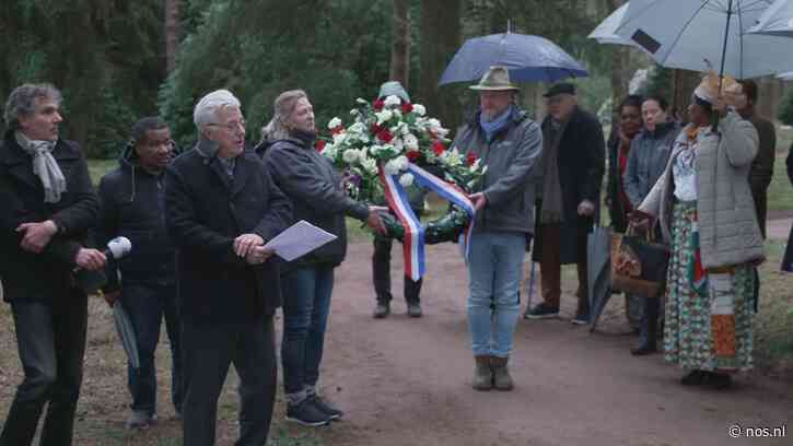 Eerste herdenking Anton de Kom op Nationaal Ereveld Loenen