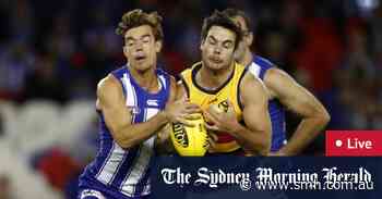 AFL LIVE updates: Crows make fast start, but Kangaroos hang tough