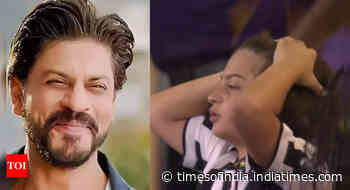 SRK's son AbRam's heartfelt reaction at IPL