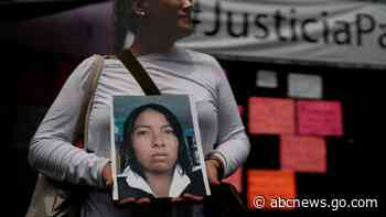 The family of Mexican serial killer's first known victim protest at the site where bones were found
