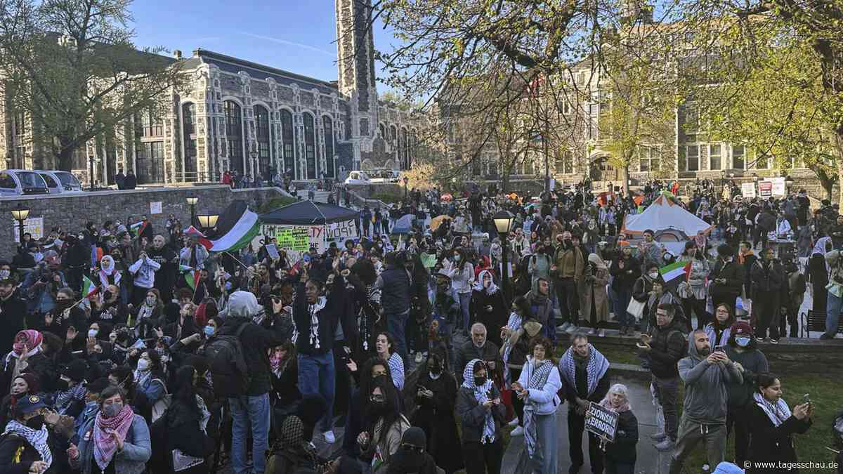 Könnten Campus-Proteste zum Problem für Biden werden?