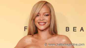 Rihanna surprises fans in curve-hugging strapless dress