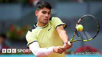 Alcaraz starts Madrid Open defence with quick win