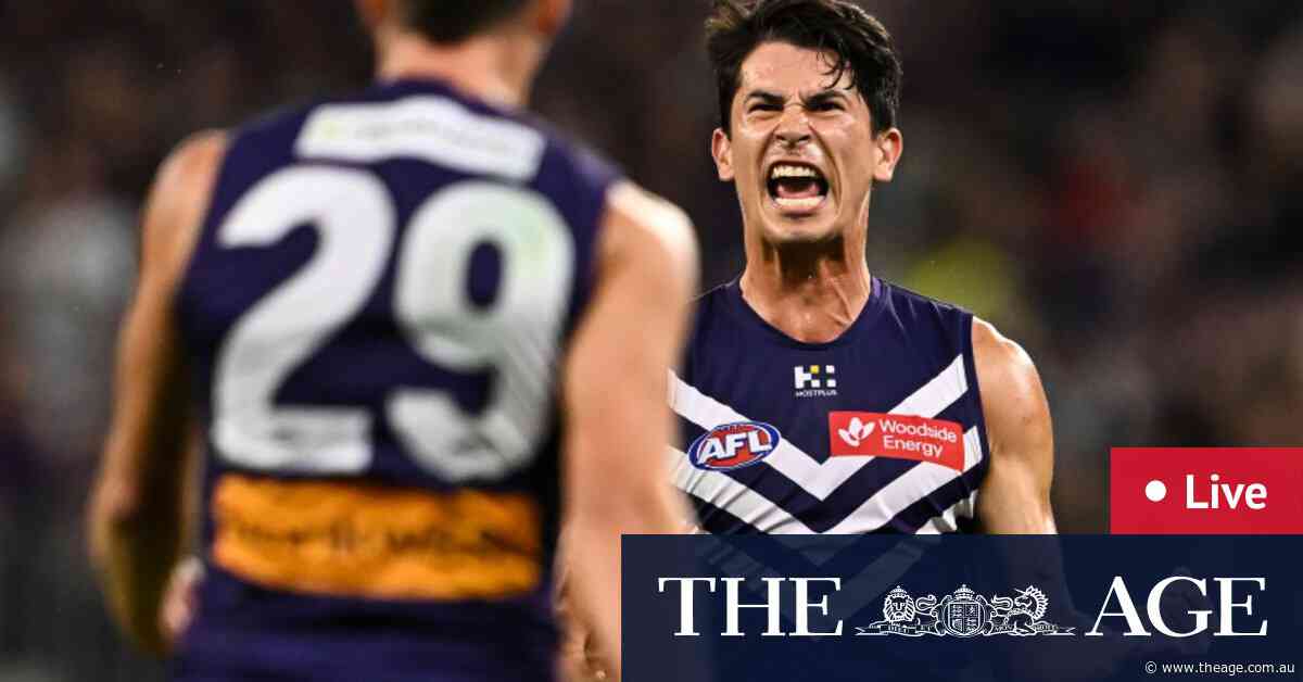 AFL LIVE: Freo dump Dogs to jump into the eight; Cats celebrate big win and Cameron’s 600th goal