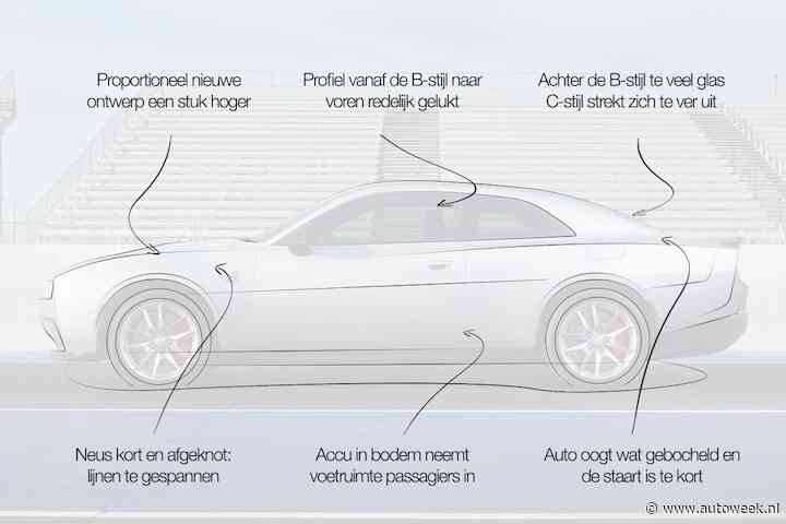 Designreview Dodge Charger: 'Ondanks noodzakelijk accupakket best een aardige muscle car'