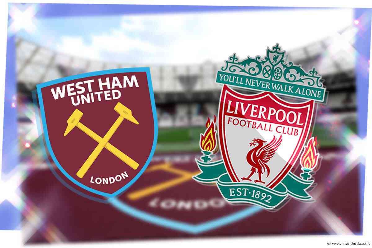 West Ham vs Liverpool LIVE! Premier League match stream, latest score and updates today after Antonio goal